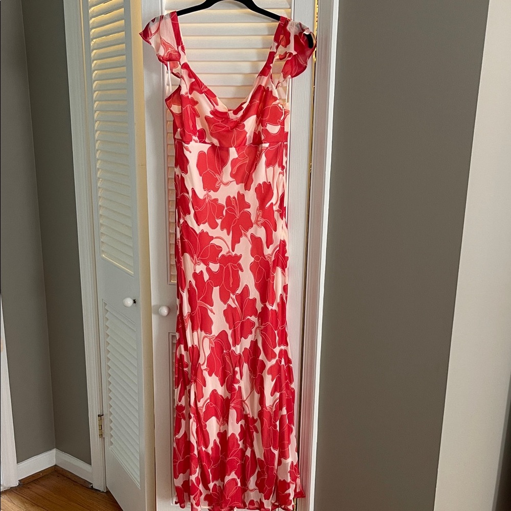 Rails Marigold Midi Dress in Scarlet Hibiscus Size S